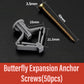 Aircraft / Butterfly Expansion Anchor Bolts Tube & Countersunk Screws (50PCS)