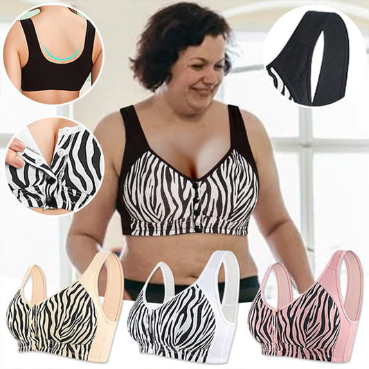 Front - Closure Push Up Bra with Plus Size