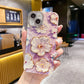 Oil Painting Flower iPhone Case with Lens Protector Film