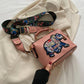 Best Gift for Her * Personalized Elephant Embroidered Leather Bag