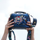 Best Gift for Her * Personalized Elephant Embroidered Leather Bag