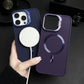 Luxury Lens Magnetic Metal Bracket Case For iPhone