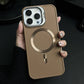 Luxury Lens Magnetic Metal Bracket Case For iPhone