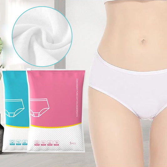 Comfortable & Convenient Disposable Underwear Set - 5PCS