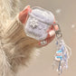 Quicksand Snowflake Earphones Case For AirPods