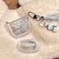 Quicksand Snowflake Earphones Case For AirPods