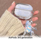 Quicksand Snowflake Earphones Case For AirPods