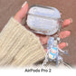 Quicksand Snowflake Earphones Case For AirPods