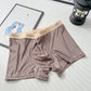 Men's Ice Silk Skin Friendly Breathable Seamless Boxer Briefs