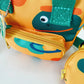 Cartoon Dinosaur & Floral Print Crossbody Bag