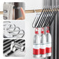 Multi layer zipper magic pants rack