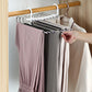 Multi layer zipper magic pants rack