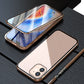 Anti Peep Magnetic Privacy Glass Case for iPhone