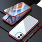 Anti Peep Magnetic Privacy Glass Case for iPhone