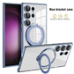 Transparent Magnetic Case with Invisible Stand for Samsung