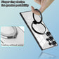 Transparent Magnetic Case with Invisible Stand for Samsung