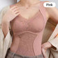 Elegant Warm Seamless Underwear with Built-in Bra