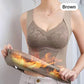 Elegant Warm Seamless Underwear with Built-in Bra