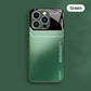Glass Silicone Shockproof Phone Case for iPhone