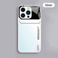 Glass Silicone Shockproof Phone Case for iPhone