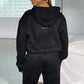 Loose Casual Hoodie Tracksuit Set