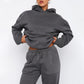 Loose Casual Hoodie Tracksuit Set