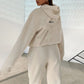 Loose Casual Hoodie Tracksuit Set