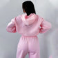 Loose Casual Hoodie Tracksuit Set