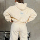 Loose Casual Hoodie Tracksuit Set