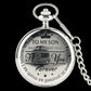To My Son Quartz Pocket Chain Watch