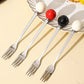 Cute Clown Stainless Fruit Fork Tableware Storage Rack