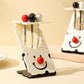Cute Clown Stainless Fruit Fork Tableware Storage Rack