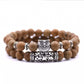 Owl Charm Natural Stone Bracelet