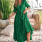 Elegant V-neck Split Boho Long Dress