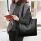 Women's Large Capacity PU Leather Tote