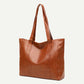 Women's Large Capacity PU Leather Tote
