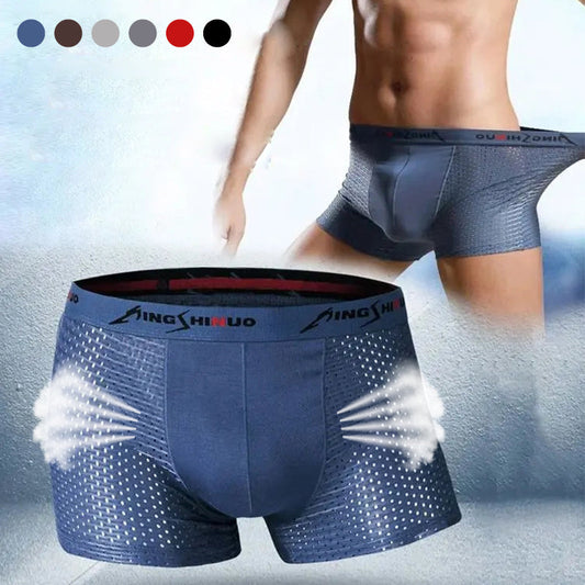 [Best Gift for Him] Men's Breathable Mesh Boxer Briefs