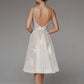 Stylish V-Neck Strap A-Line Dress
