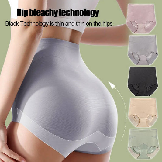 Women’s  High Waist Ice Silk Seamless Shaping Panties