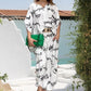 Women's Letter Print Elegant Two-piece Suit