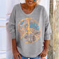 Women’s Contemporary Orange Abstract Shirt