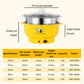 Multifunctional Electric Hot Pot with Steamer