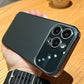 Glass Backplane Lens Integrated Phone Case for iPhone