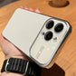 Glass Backplane Lens Integrated Phone Case for iPhone