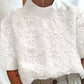 Women's Floral Embroidery Linen Short Sleeve Top