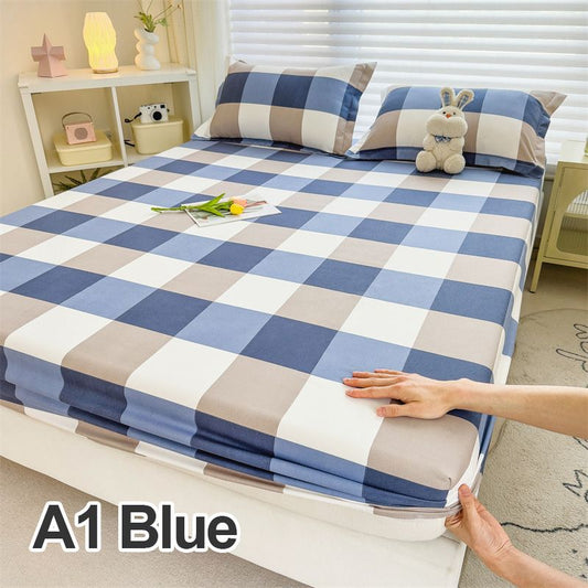 360-degree Full Coverage Non-slip Mattress Bedspread with Pillowcase