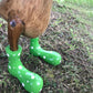 Hand Carved Wellies Duck Family