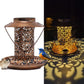 Hanging Metal Solar Bird Feeder for Outdoors